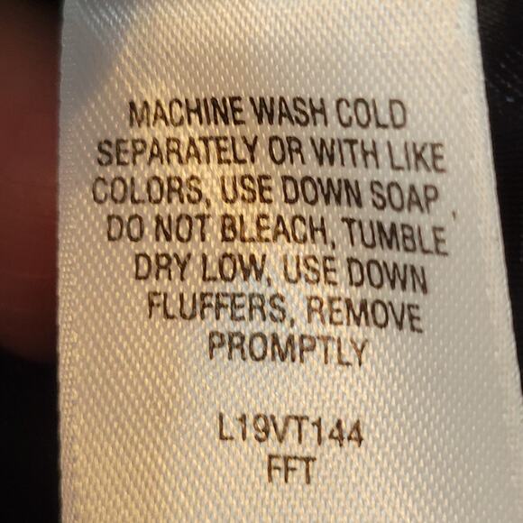 Cabela's Quilted Goose Down Gray Puffer Vest Women's Size XL - Picture 8 of 9